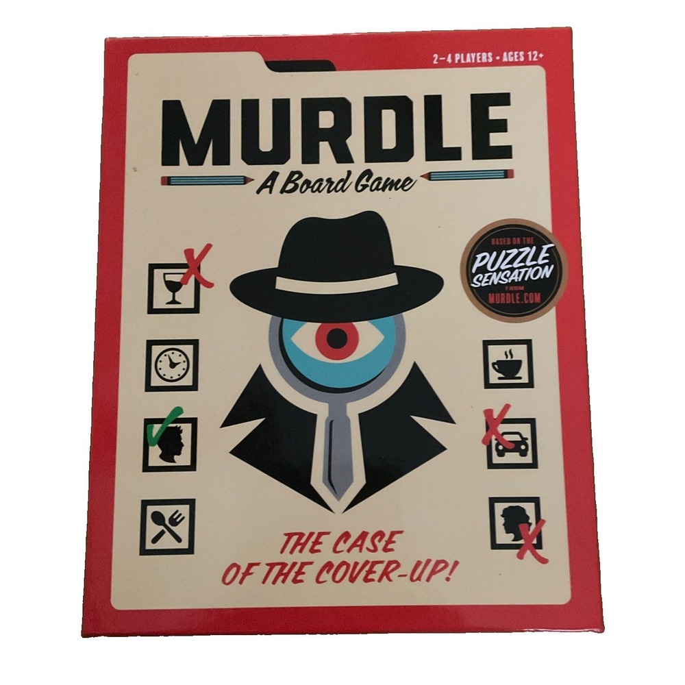 Murdle Board Game by Endless Games Brand New Mystery Puzzle Solving Fun